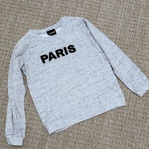 Monrow Heather Gray Sweatshirt